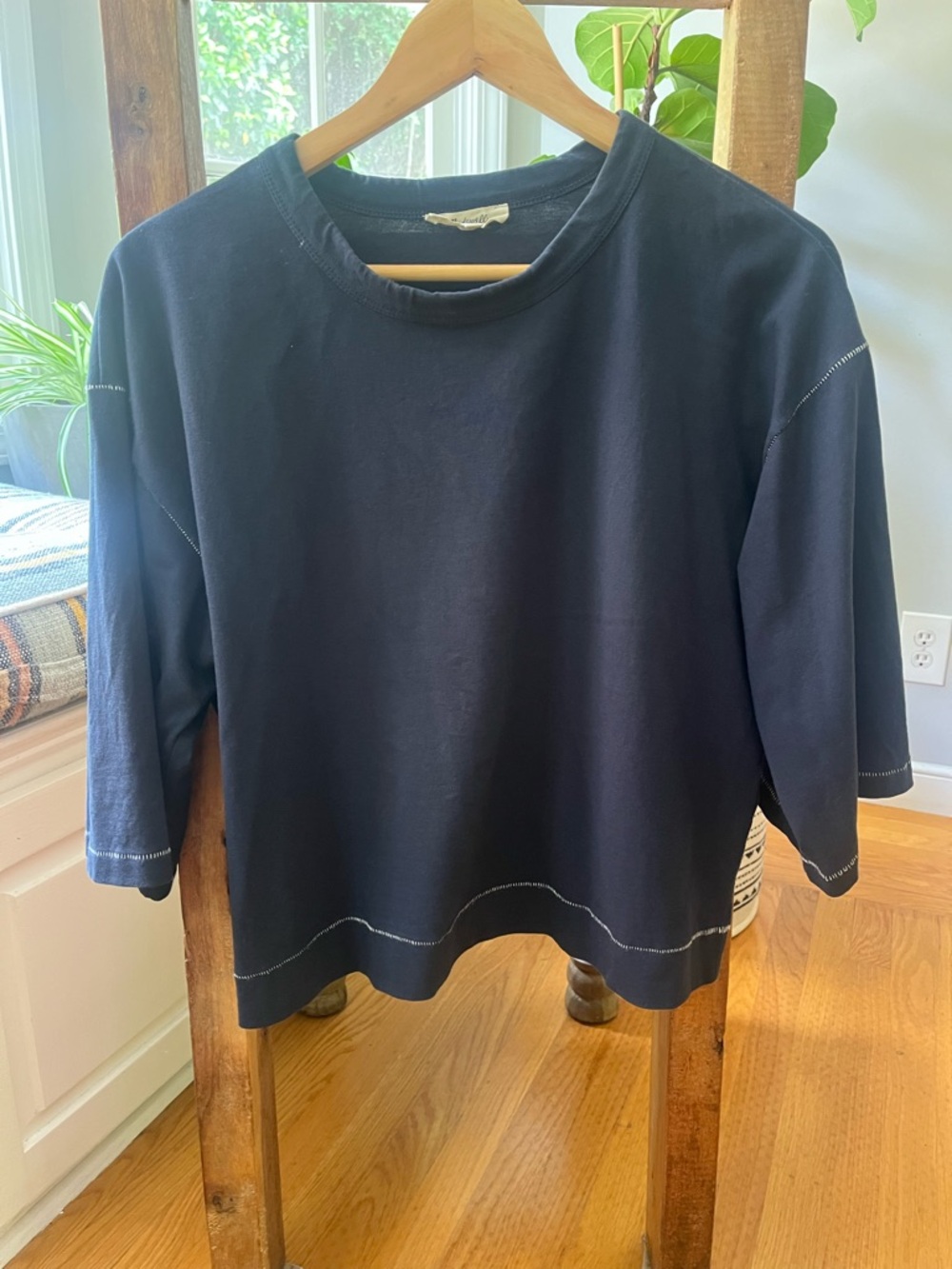 Madewell Navy Crewneck Tee